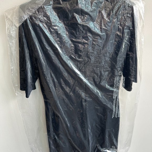 Alice + Olivia Inka Strong Shoulder Dress COLOR: BLACK SIZE: 12 L XL New - Picture 6 of 7